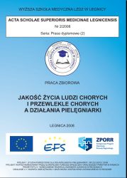 jakosc zycia ludzi chorych i przewlekle chorych a dzialania pielegniarki